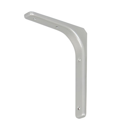 Goodhome Alchimy Silver Effect Steel Shelving Bracket (H)200Mm (D)150Mm