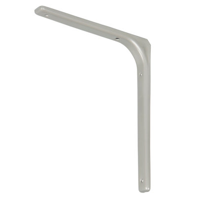 Goodhome Alchimy Silver Steel Shelving Bracket (H)300Mm (D)276Mm