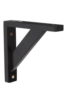 Goodhome Timber Black Pine Shelving Bracket (H)200Mm (D)200Mm