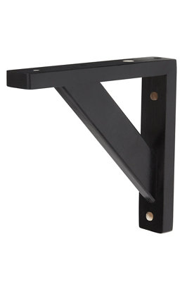 Goodhome Timber Black Pine Shelving Bracket (H)300Mm (D)250Mm