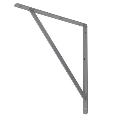 Goodhome Ultim Grey Steel Shelving Bracket (H)400Mm (D)350Mm