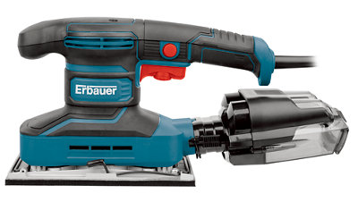 Erbauer 260W 220-240V Corded 1/3 Sheet Sander Etss260