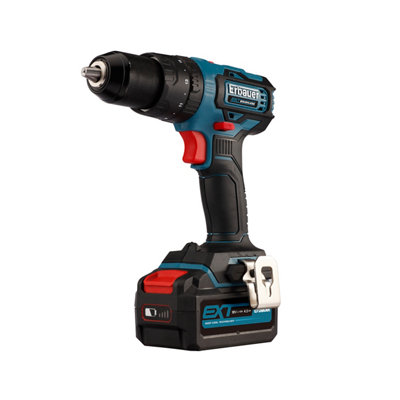 Erbauer Ext 18V Li-Ion Brushless Cordless Combi Drill (1 X 4Ah) - Ecd18-Li-2 - Refurbished