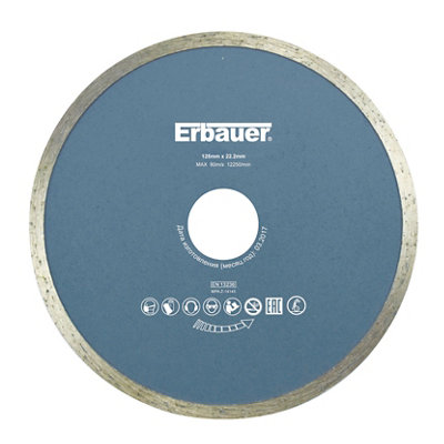 Erbauer 125Mm X 22.2Mm Tile Diamond Blade