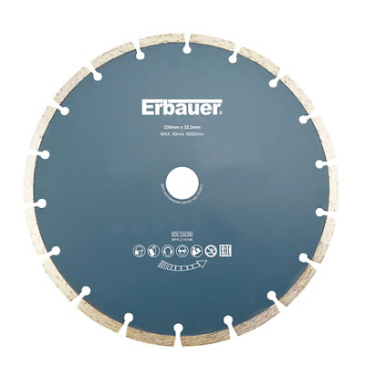 Erbauer 230Mm X 22.2Mm Segmented Diamond Blade