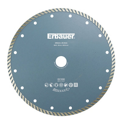 Erbauer Stone & Tile 230Mm X 22.2Mm Segmented Diamond Blade