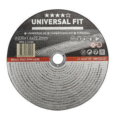 Universal Stone Cutting Disc 230Mm X 1.6Mm X 22.2Mm