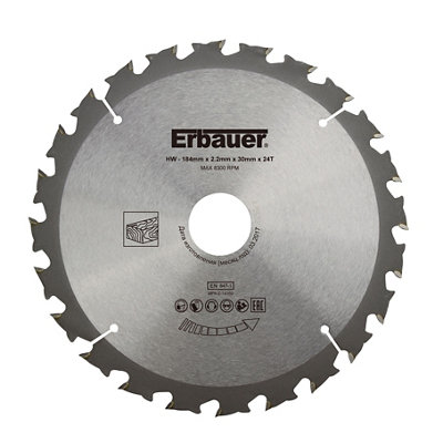 Erbauer 24T Circular Saw Blade (Dia)184Mm