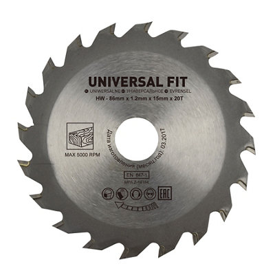 Universal 20T Circular Saw Blade (Dia)86Mm