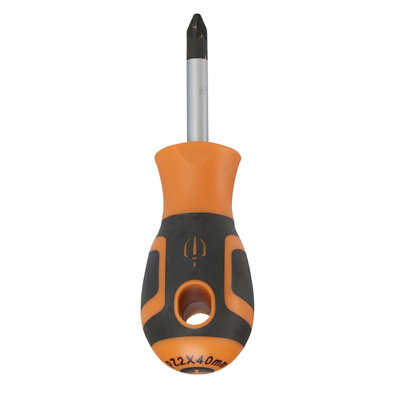 Magnusson Stubby Pozi Screwdriver Pz2 X 40Mm