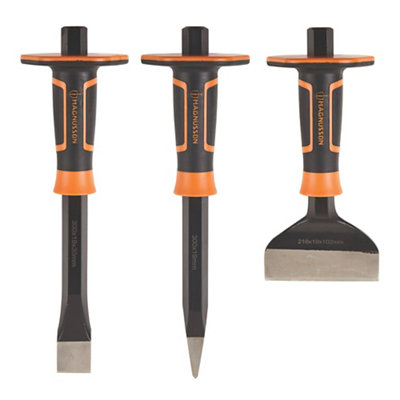 Magnusson 3 Piece Bolster & Cold Chisel Set
