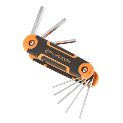 Magnusson Metric Foldable Hex Key (8 Piece) - Hx02