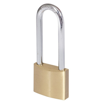 Smith & Locke Brass Long Open Shackle Padlock (W)40Mm