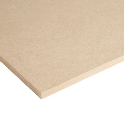 B&Q Medium-Density Fibreboard (Mdf) Fibreboard (L)2440Mm (W)1220Mm (T)12Mm