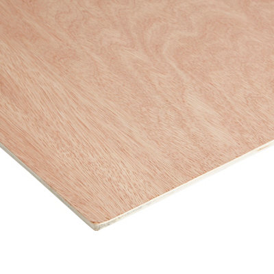B&Q Hardwood Plywood Board (L)1.83M (W)0.61M (T)5Mm 13000G