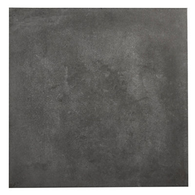 Goodhome Konkrete Anthracite Matt Concrete Effect Porcelain Indoor Wall & Floor Tile Sample