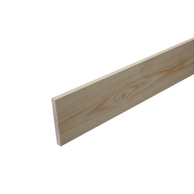 Cheshire Mouldings Smooth Planed Pine Stripwood (L)0.9M (W)92Mm (T)10.5Mm