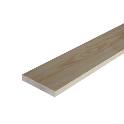 Cheshire Mouldings Smooth Planed Pine Stripwood (L)0.9M (W)92Mm (T)25Mm