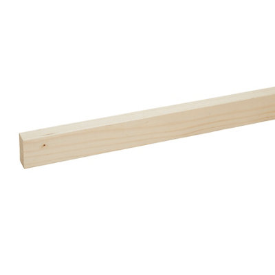 B&Q Smooth Planed Pse Whitewood Spruce Stick Timber (L)2.4M (W)34Mm (T)18Mm