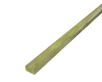 B&Q C16 Treated Cls Timber (L)2.4M (W)63Mm (T)38Mm
