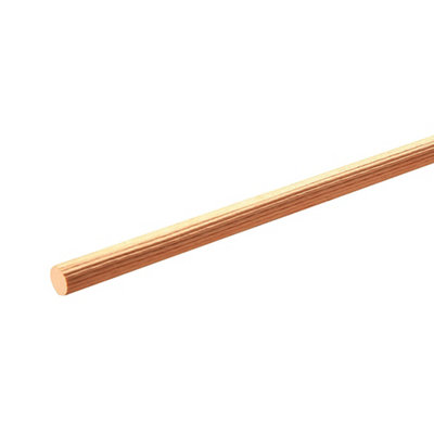 B&Q Beech Fluted Dowel Doweling (L)1000Mm (W)6Mm (Dia)6Mm