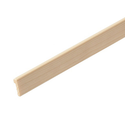 B&Q Pine Hockey Stick Moulding (L)2400Mm (W)26Mm (T)8Mm