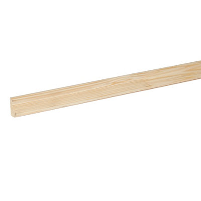 B&Q Decorative Natural Pine Lambs Tongue Moulding (L)2400Mm (W)29Mm (T)15Mm