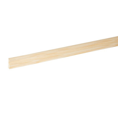 B&Q Unfinished Natural Pine Ogee Moulding (L)2400Mm (W)28Mm (T)9Mm