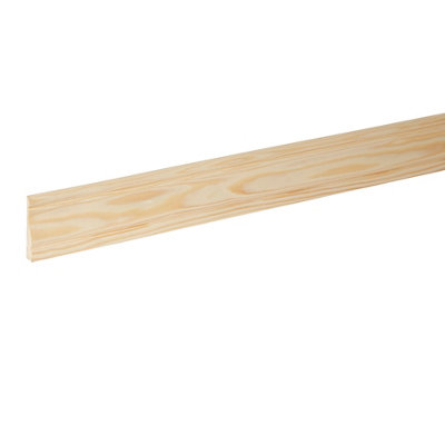 B&Q Unfinished Natural Pine Ogee Moulding (L)2400Mm (W)47Mm (T)9Mm