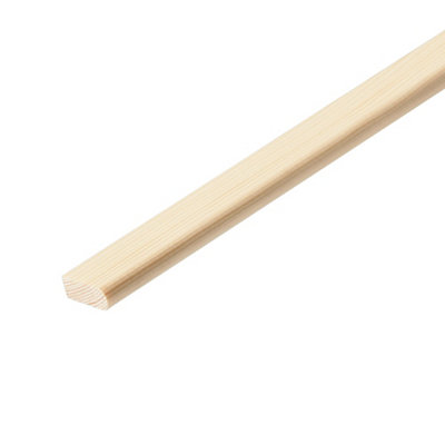 B&Q Pine Parting Bead Moulding (L)2400Mm (W)20.5Mm (T)8Mm