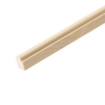 B&Q Pine Staff Bead Moulding (L)2400Mm (W)20Mm (T)15Mm