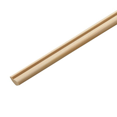 B&Q Pine Glass Bead Moulding (L)2400Mm (W)9.5Mm (T)8.5Mm