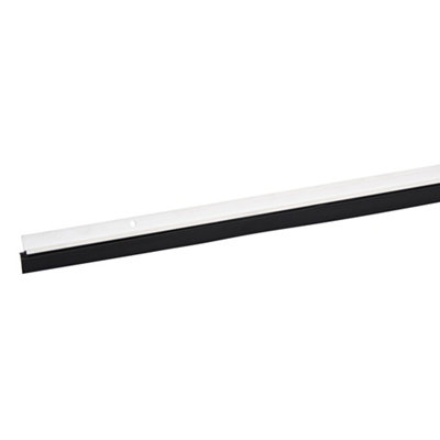 Diall Silver Effect Aluminium & Rubber Draught Excluder, (L)1.05M