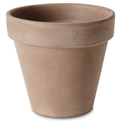 Verve Laleh Grey Terracotta Grow Pot (Dia) 17.1Cm, (H)14.9Cm, 2L