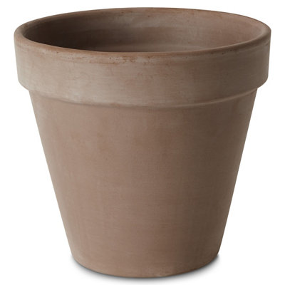 Verve Laleh Grey Terracotta Grow Pot (Dia) 23Cm, (H)20.3Cm, 5L