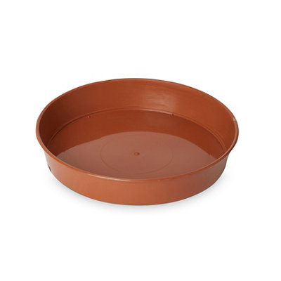 Verve Lei Brown Grow Pot Saucer (Dia)19Cm