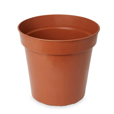 Verve Lei Terracotta Plastic Grow Pot (Dia) 30.5Cm, (H)29Cm, 13.4L