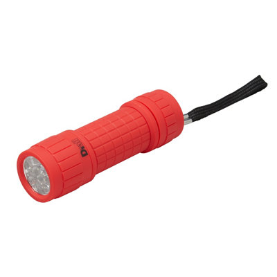 Diall Red 27Lm Led Battery-Powered Compact Torch