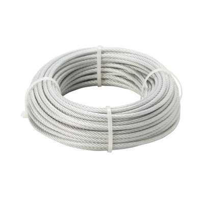 Diall White Pvc & Steel Cable, (L)20M (Dia)2.5Mm, 640G