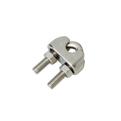 Diall Stainless Steel Wire Rope Clamp (L)90Mm (Dia)6Mm