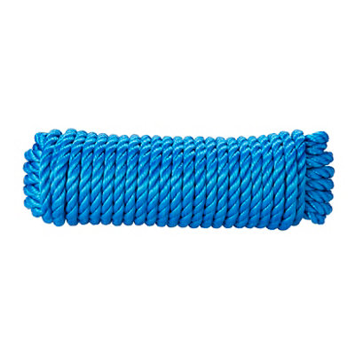 Diall Blue Polypropylene Twisted Rope, (L)20M (Dia)12Mm
