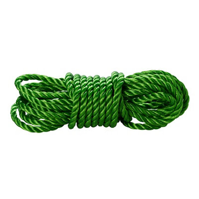 Diall Green Polypropylene Twisted Rope, (L)50M (Dia)10Mm