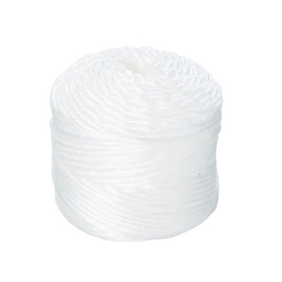 Diall White Polypropylene Twine, (L)80M (Dia)2.5Mm