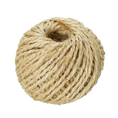 Diall Natural Sisal Garden Twine Ball, (L)18M (Dia)2Mm