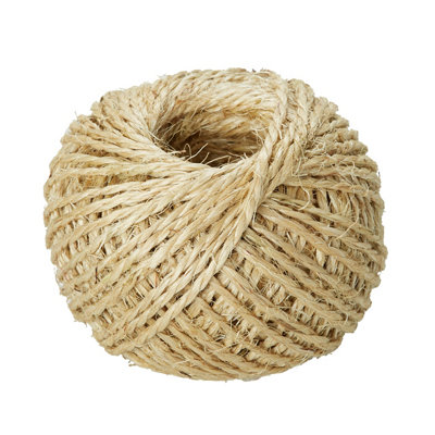 Diall Natural Sisal Garden Twine Ball, (L)36M (Dia)2Mm