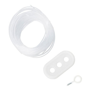 Diall White Nylon Fishing Line, (L)10M (Dia)1Mm