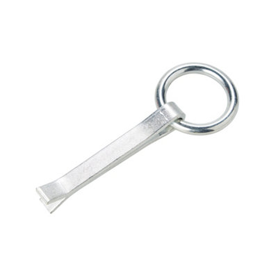 Diall Zinc-Plated Steel Gate Eye, (L)110Mm (Dia)10Mm