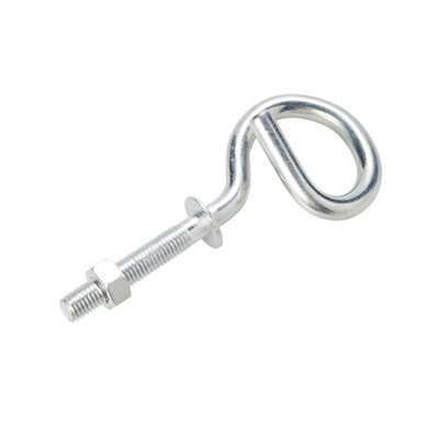 Diall White Steel Single Hook (H)68Mm (W)110Mm