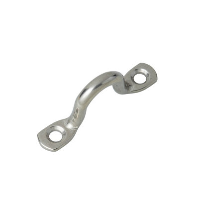 Diall Grey Stainless Steel Cleat Hook (L)45Mm