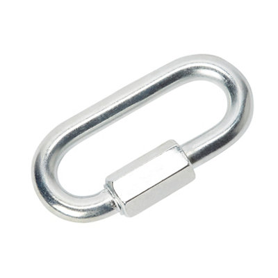 Diall Zinc-Plated Steel Quick Link (T)8Mm Of 2